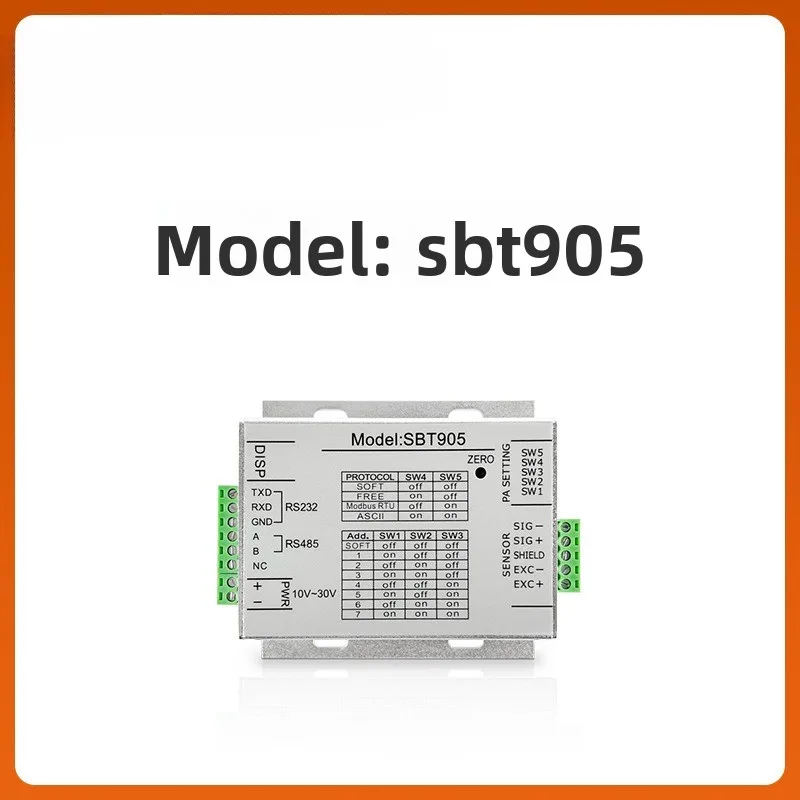 SBT905 Pressure Digital Signal Transmitter Load Sensor Amplifier RS232485 Output