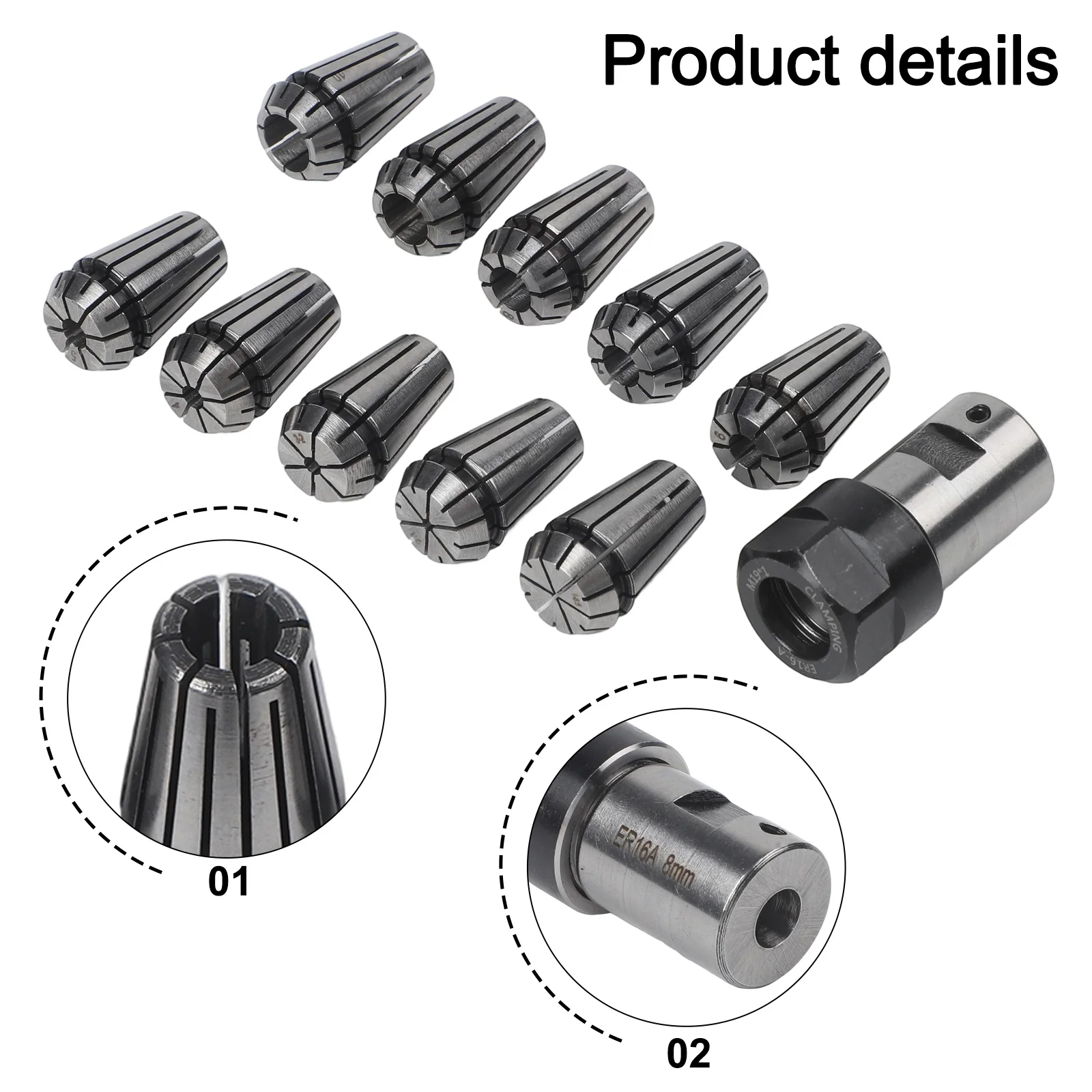 

General Milling Machines Extension Rod Extension Rod ER16 Spring Collet General Milling Machines Machining Centers
