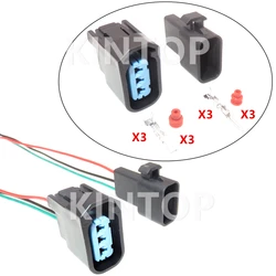 1 Set 3 Pins Car Docking Connector for Honda Accord CRV 6189-0728 Auto Ignition Coils Electric Wire Connector AC Assembly