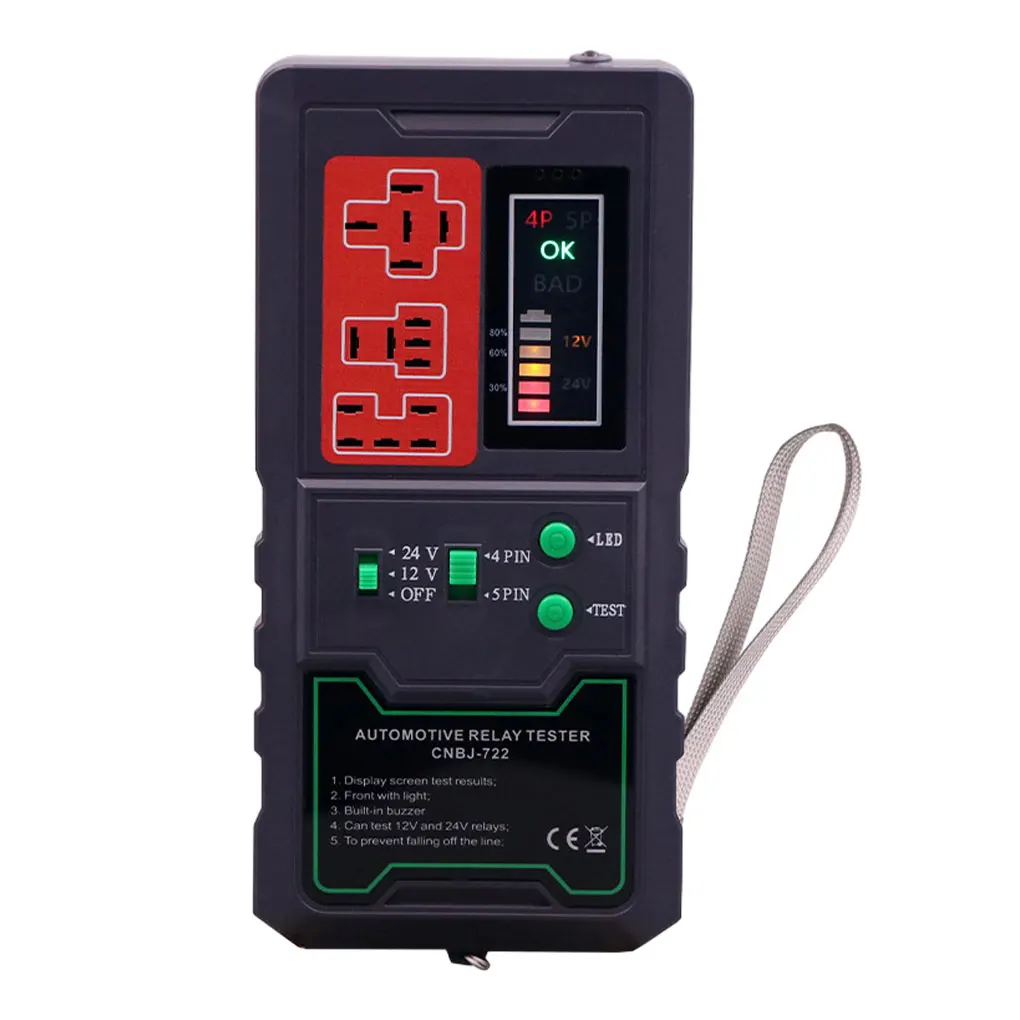 

Car Relay Tester With LED Screen Convenient Testing Solution Simply Circuit Testing Kit For Cars