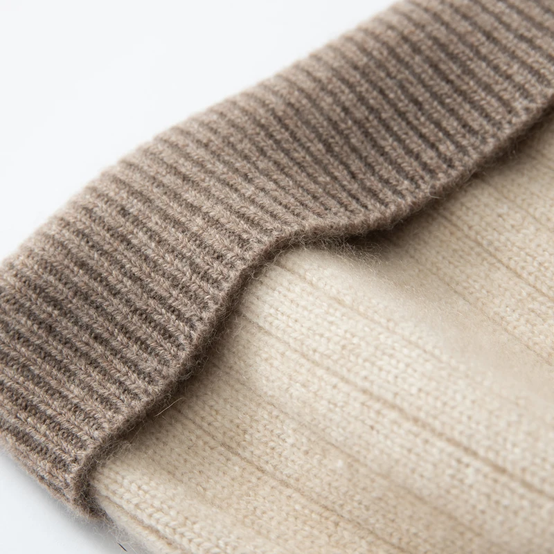 Top Qualität Winter Kaschmir Hüte Frauen Casual Outdoor Warm Halten Kopfbedeckungen Weiche Kaschmir Gestrickte Hut Unisex Skullies Mützen Kappe – Detail 4