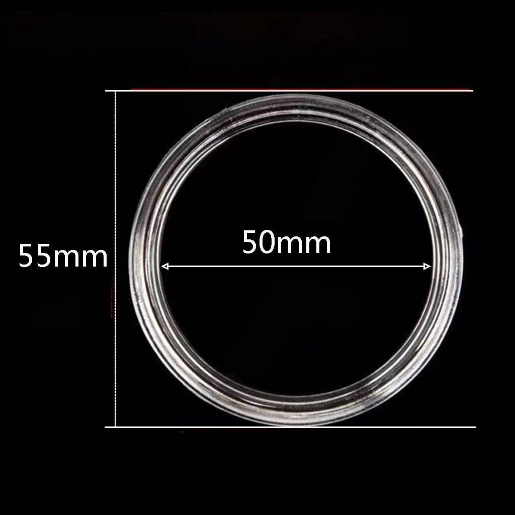Cápsulas De Monedas De 22 Mm, 100 Unidades, Soporte Transparente De Plástico, Seguro Para Coleccionistas