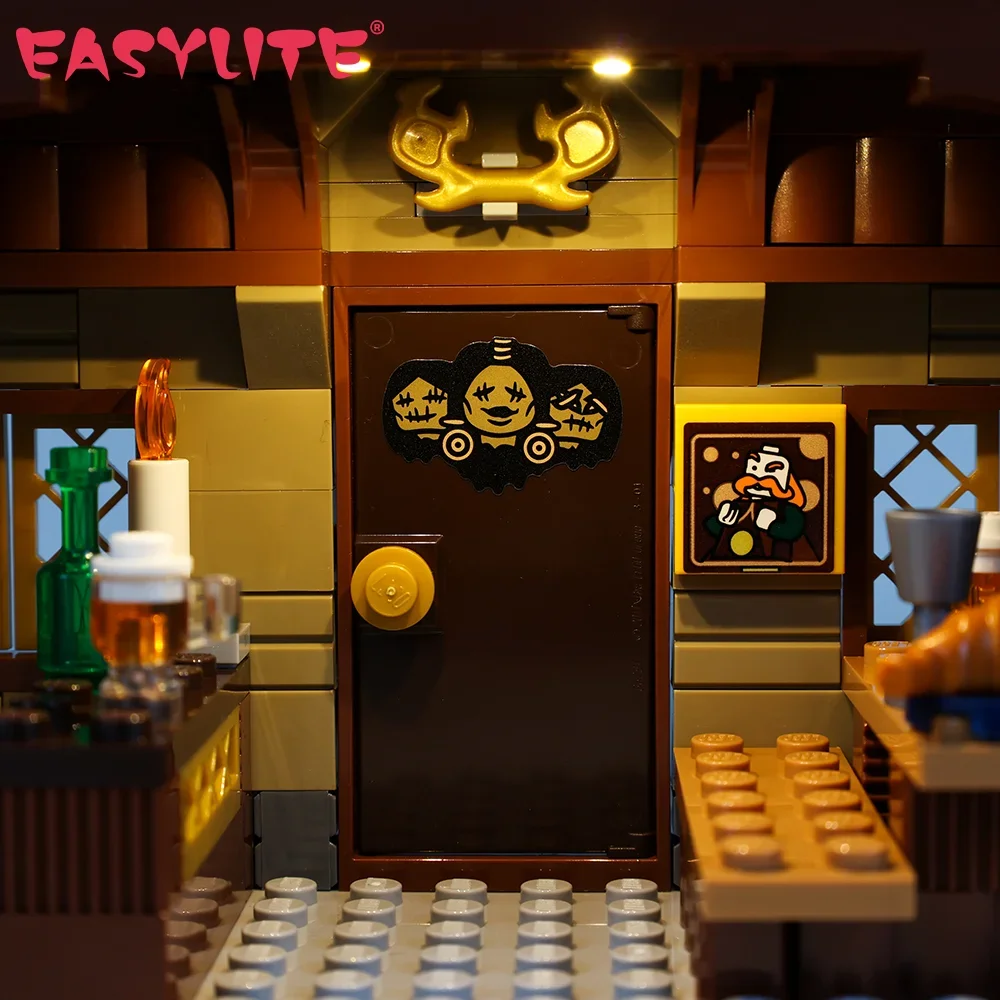 

EASYLITE Φ набор для деревни 76388 посетите коллекционные модели DIY игрушки блоки кирпичи только фотоэлемент не включает модель