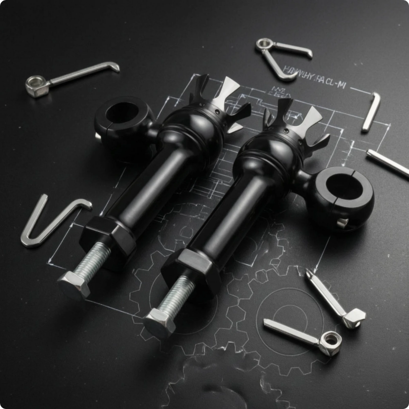 1 Inch Handlebar Riser Universal Fit Harley Handlebar Riser Easy Installation Lightweight for Replacement