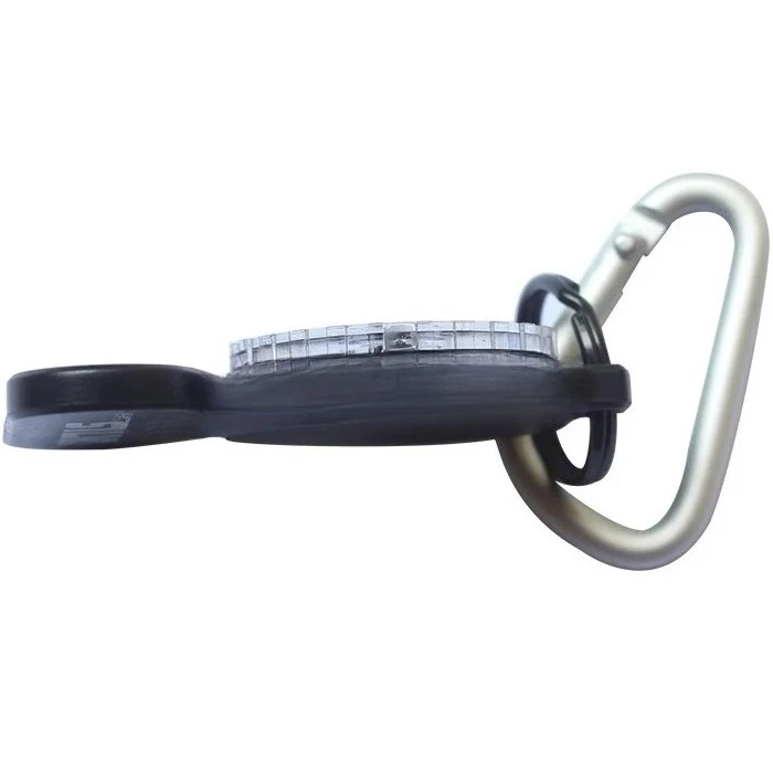 Outdoor portable buckle waterproof thermometer, anti-collision and accurate compass, compass