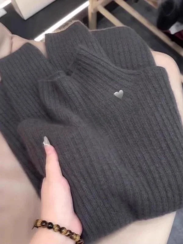 

plus Size Knitted Sweater Women's Inner Wear f High Collar Soft Cozy Autumn Winter New Sle Faionable Base Layer Top