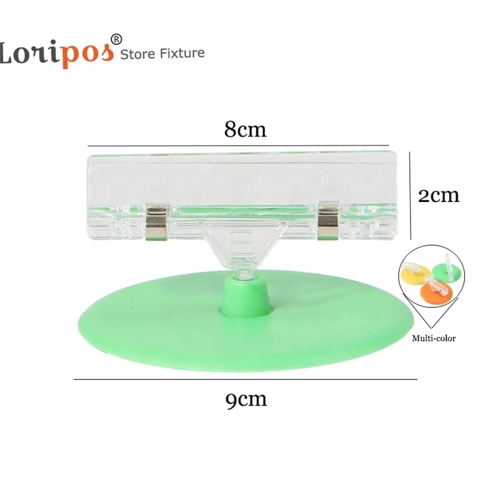 

Plastic Translucence Green Blue Orange Rose Red Pop Memo Note Price Label Sign Info Name Card Picture Photo Clip Holder