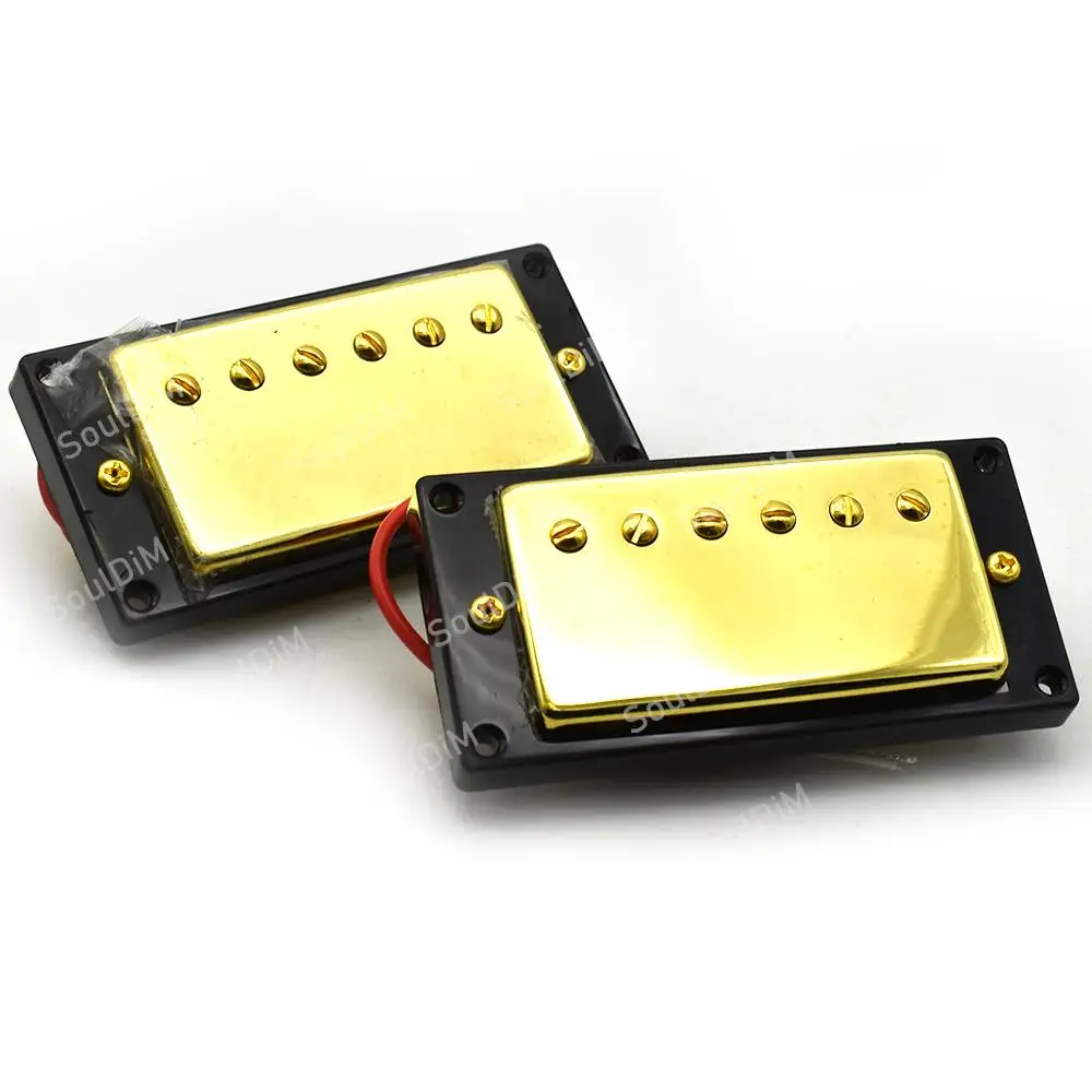 1Set LP Electric Guitar Pickups Humbucker Neck/Bridge Pickup with Pickup Rings Guitar Parts and Accessories 50mm/52mm