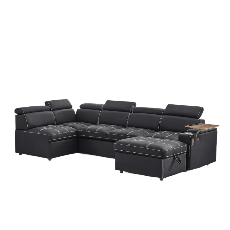 hjcljy Amazon vacuum compression sofa bed living room balcony tatami single simple corduroy cross-border