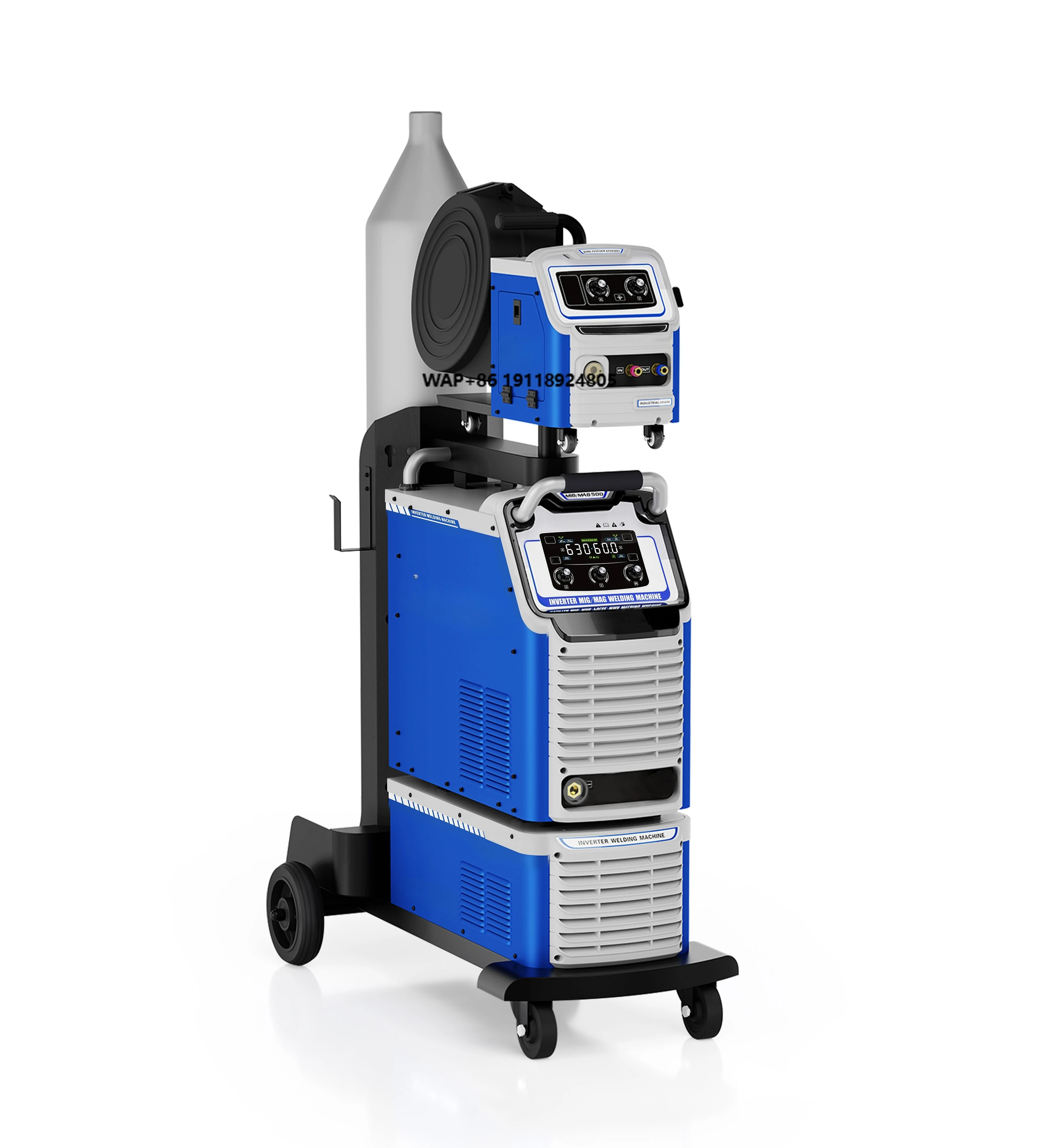 Soldadora Inversora Multifunción MIG/MAG 630 para Soldadura MIG/Arco/Lift TIG con y sin Gas CO2, Máquina de Soldar DC 630