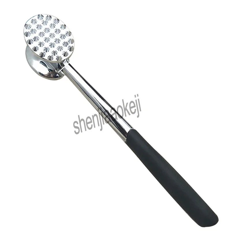 Household Steak hammer integrated stainless steel beef Meat hammer tender meat hammer sirloin meat row tool Commercial 1pc