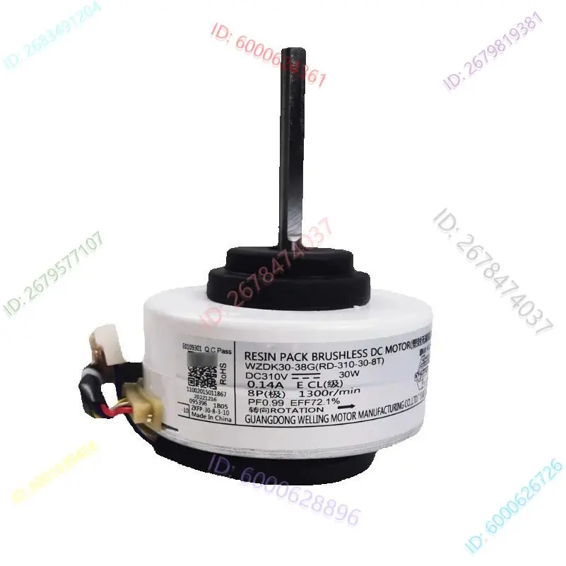 

1pcs new good working for air conditioner Inverter fan Motor WZDK30-38G WZDK30-38G-1 Brushless DC motor