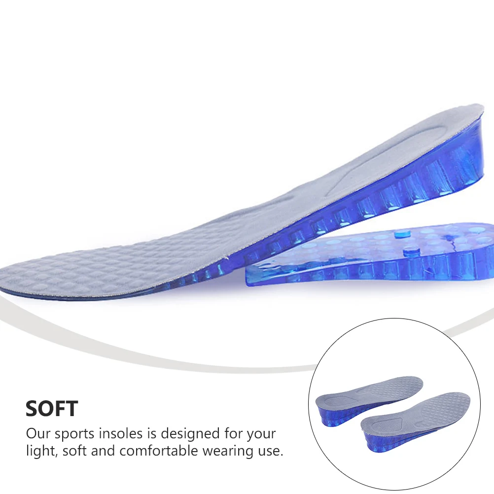 

1 Pair 3/5Cm Invisible Detachable Height Increase Insole Breathable Skidproof Sports Shoes Honeycomb Lifting Insoles Comfortable