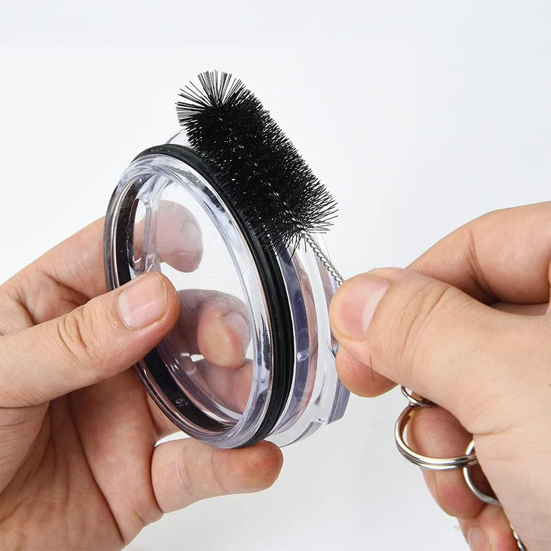 Bottle Cleaning Brush Multi-function Set Kitchen Nylon Multi-function Small Brush Head Cup Brush 3pcs/Set