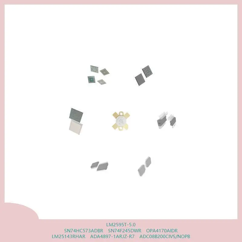 

LM2595T-5.0 SN74HC573ADBR SN74F245DWR OPA4170AIDR LM25143RHAR ADA4897-1ARJZ-R7 ADC08B200CIVS/NOPB