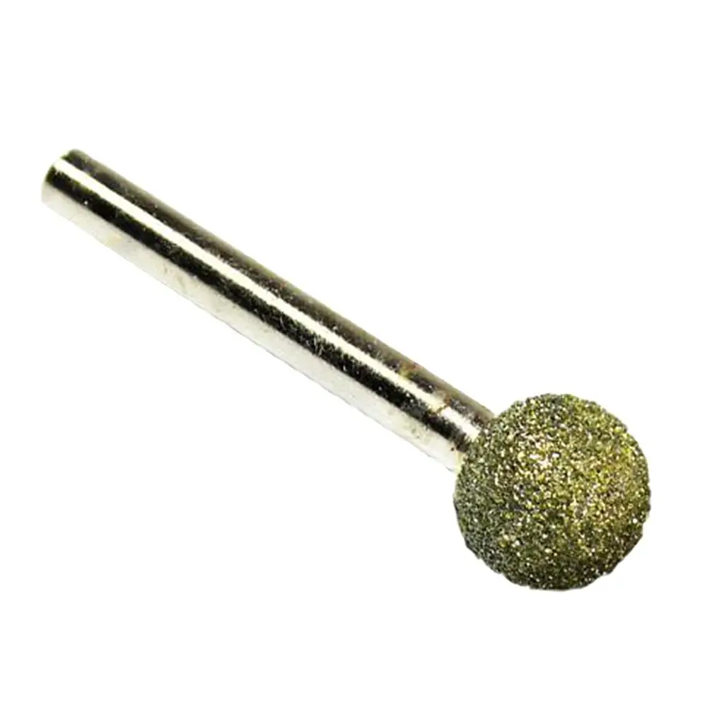 46 Grit Round Diamond End Mill with Spherical Point with Spherical Point Coated Cutter Tools