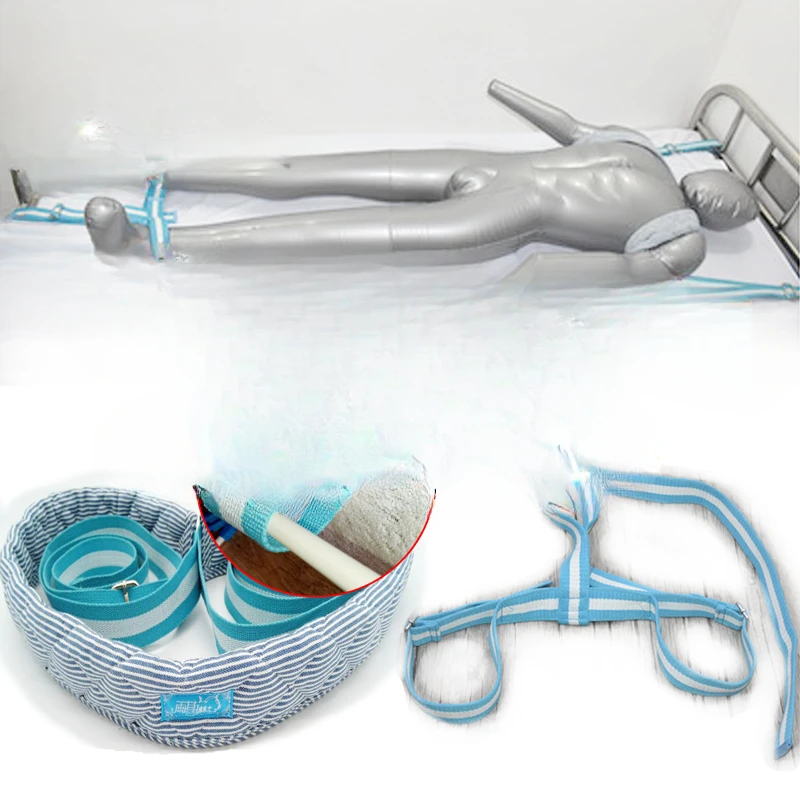 Elderly dementia products, anti slip shoulder reinforcement and fixation, bed restraint straps for the elderly