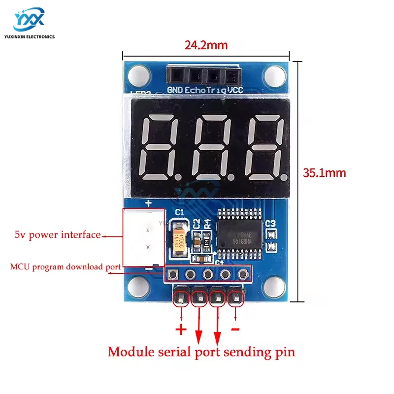 Ultrasonic Sensor HC-SR04 HCSR04 Distance Measuring Module Ultrasonic Wave Detector Ranging Sensor HC SR04 HCSR04 For Arduino