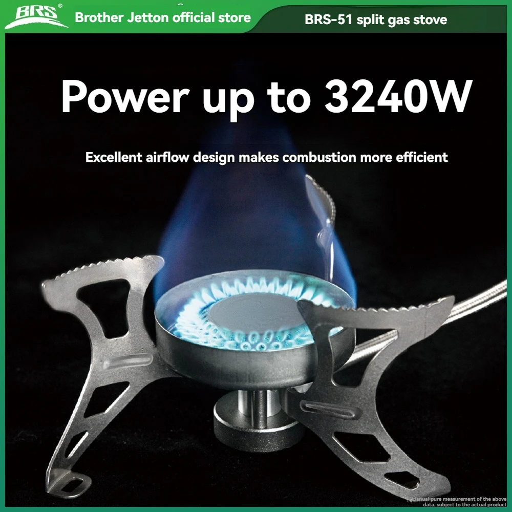 

BRS-51 Портативная мини-газовая плита для кемпинга на открытом воздухе, кронштейн из нержавеющей стали, устойчивый к высоким температурам кронштейн из нержавеющей сталиSt