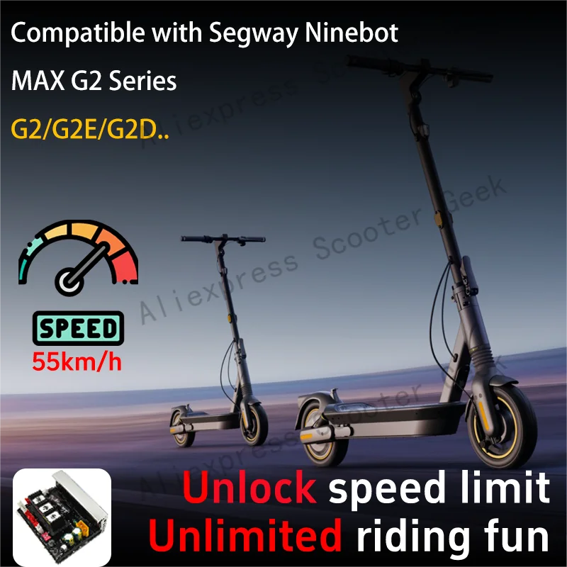 MAX G2 55km/h 40km/h Custom Controller Unlimited Speed For Ninebot by Segway Max G2 G2E G2D Electric Scooter Motherboard Parts