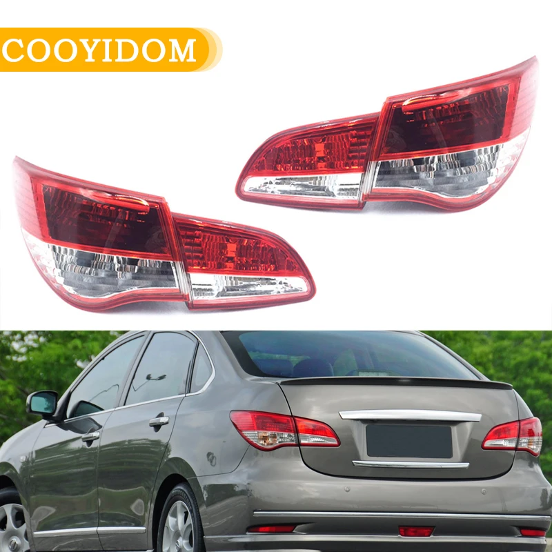 

Автомобильный задний фонарь для Nissan Sylphy 2009-2011, Siganl, лампа дальнего света, стоп-сигнал, автоматический задний фонарь, корпус без лампочек