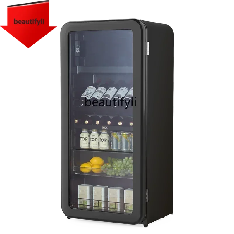 

A61 lt Wine cabinet constant temperature and humidity cabinet household tea built-in ultra-thin small ice bar refrigerator