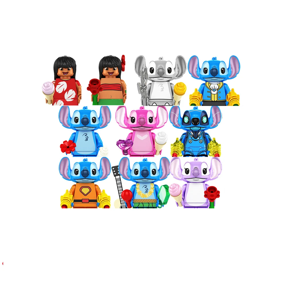 Новый стежок принцесса Эльза мультяшная кукла строительные блоки Kawaii мини-фигурка в сборе игрушки детские развивающие игрушки подарок