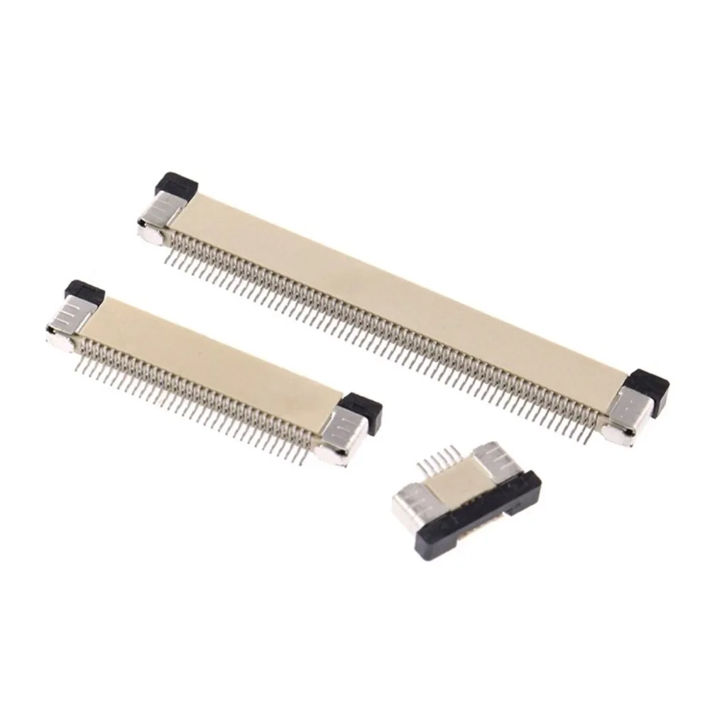 Flat Cable Support Socket Spacing 0.5mm FPC Connector Pull-out Type 4pin-14pin LCD Base Upturned Connection