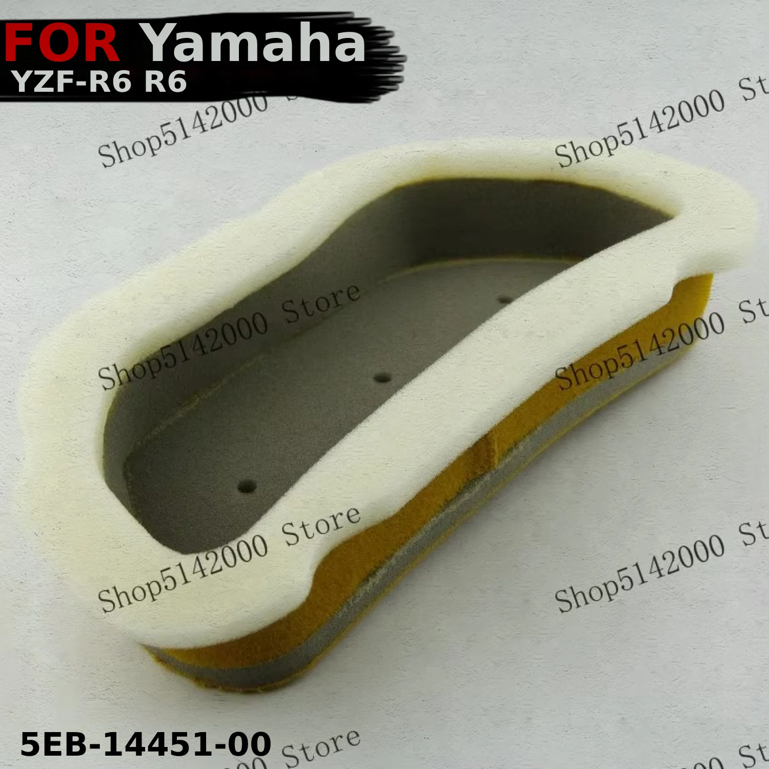 

Motorcycle Air Filter Intake Air Cleaner Element Cleaning Sponge For Yamaha YZF-R6 R6 yzf-r6 1999 2000 2001 2002 5EB-14451-000