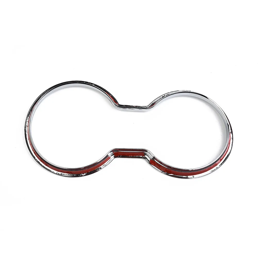 

Практичная высококачественная хромированная накладка на переднюю консоль для подстаканников, декоративная рамка для Water 2011-2018, ABS-пластик