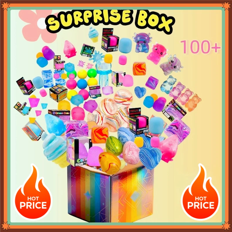 Kids Toys Bag - OO 100+Pcs Surprise Box Toys Novelty
