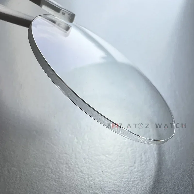 شاهد حشية زجاجية كريستالية من الياقوت لـ IWC Pilot Mark IW 326501 /IW3271 مستدير 35.6 ملم