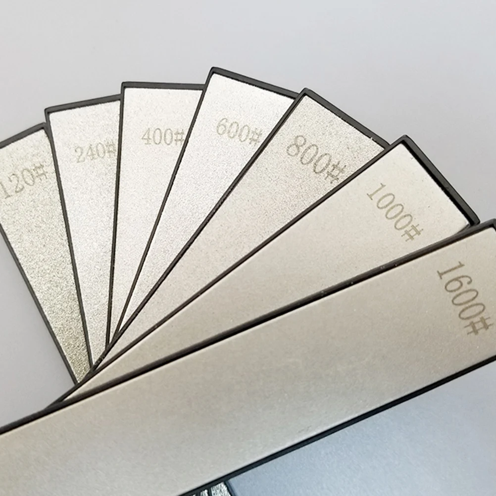 

4pc 4 Whetstone Strips Sharpening Stone Durable Kitchen Tools Honing Blade Ideal Home Restaurant Use Abrasive Strip