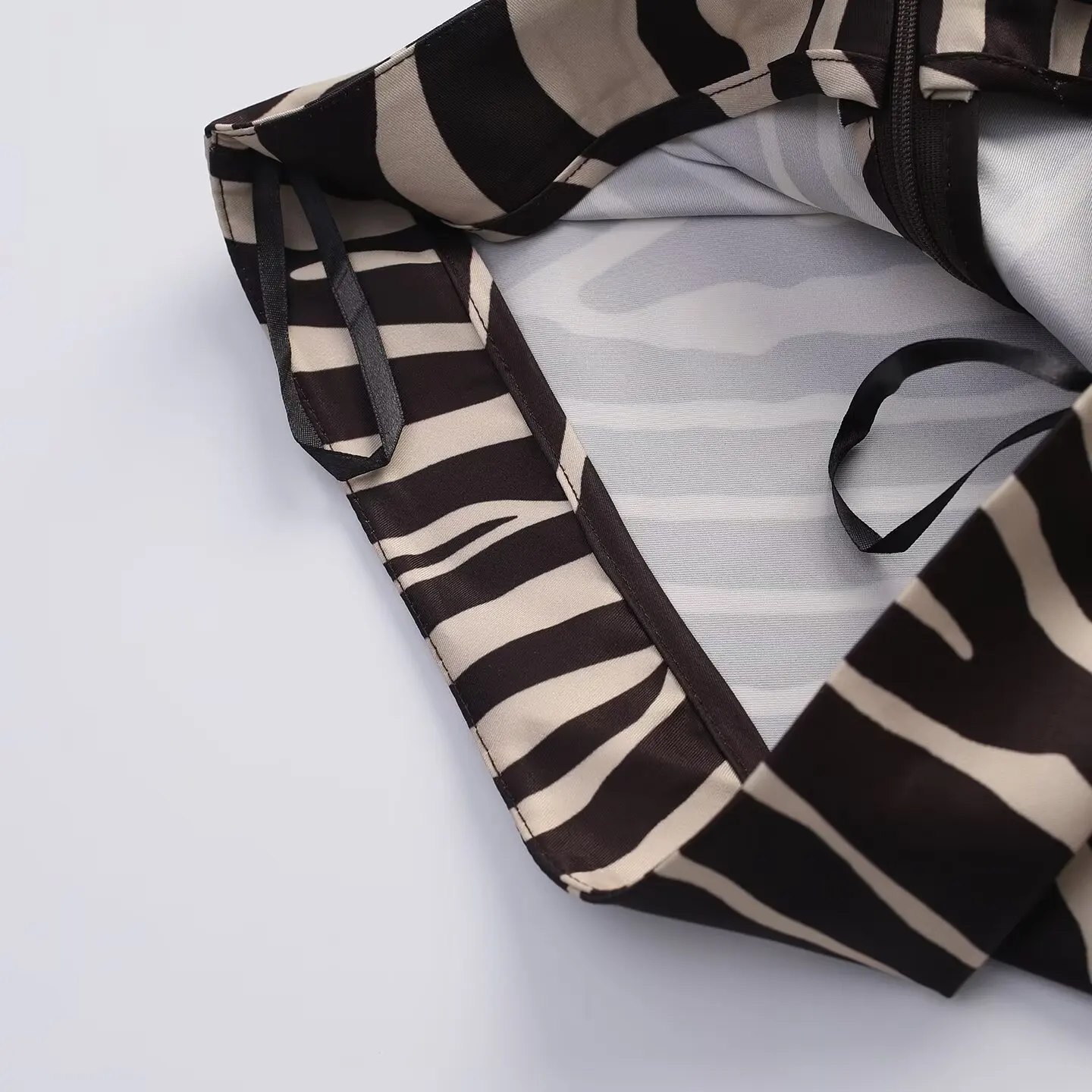 KONDALA Damen Vintage Zebra-Print Midi-Rock Street-Style Schicker Schlitzrock 2026 Frühherbst/Herbst Trendiger Eleganter Damen Y2K Rock – Detail 5