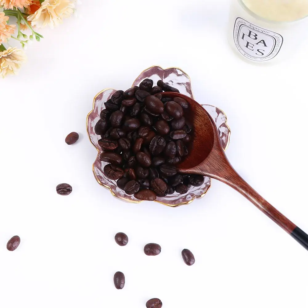 

Hand Made High Quality Kitchen Dessert Teaspoon Ice Cream Wooden Spoon Utensils Tableware Soup Spoon