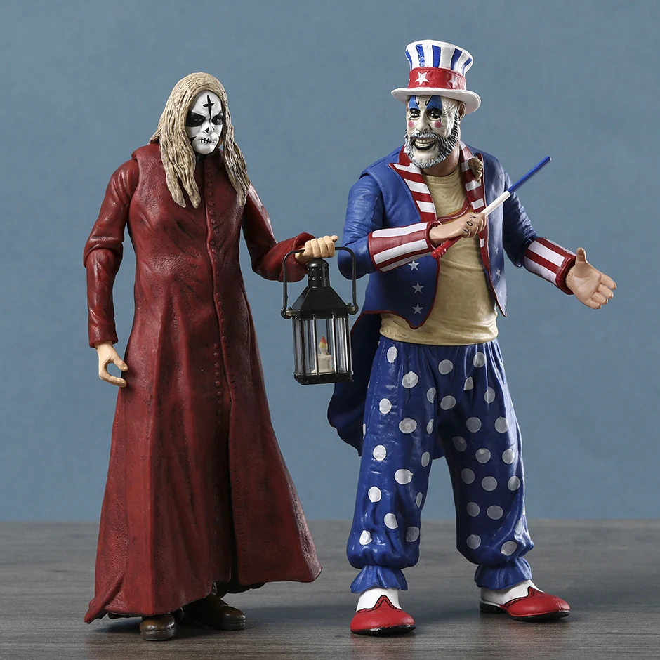 NECA House of 1000 Corpses Otis Driftwood / Captain Spaulding Action Figure Figurine Collection Model Doll Toy Gift