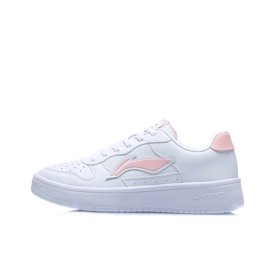 Li Ning Floating Boat Slip Resistant, Abrasion Resistant, Lightweight, Breathable Low top Skateboard Shoes Women's AGCQ578-3