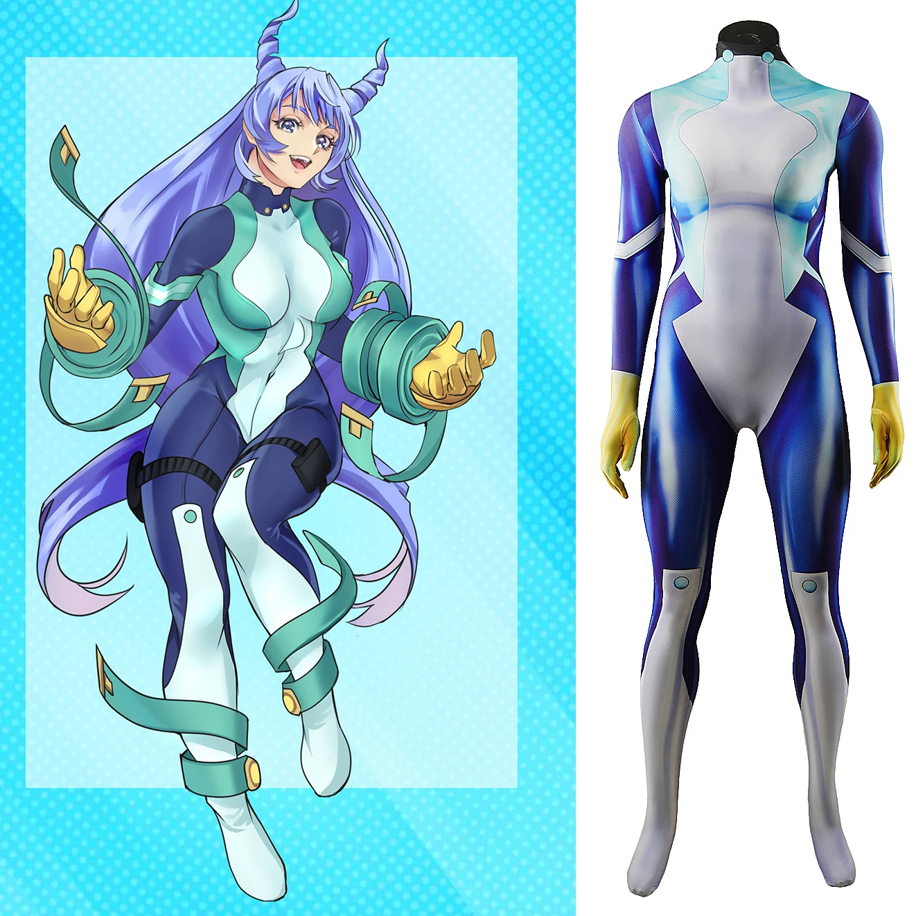 

Костюм My Hero Academy для косплея Hado Nejire, женский костюм, костюм из спандекса с 3D принтом, костюмы зентай, костюм на Хэллоуин для взрослых и детей