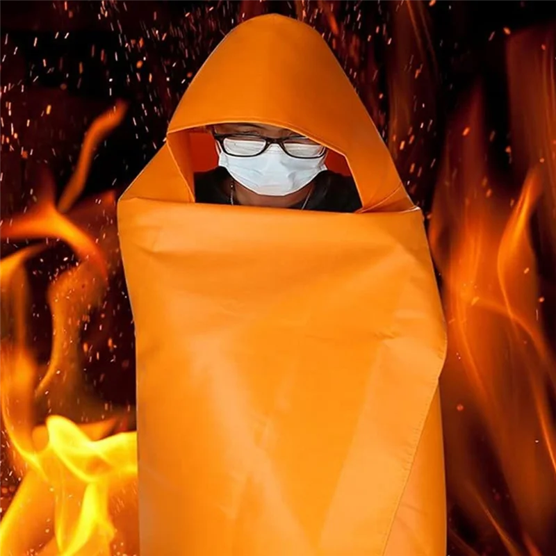 

A84E-Fire Escape Cape Escape Cape Home Fire Cape For Emergency Situations Safety Equipment