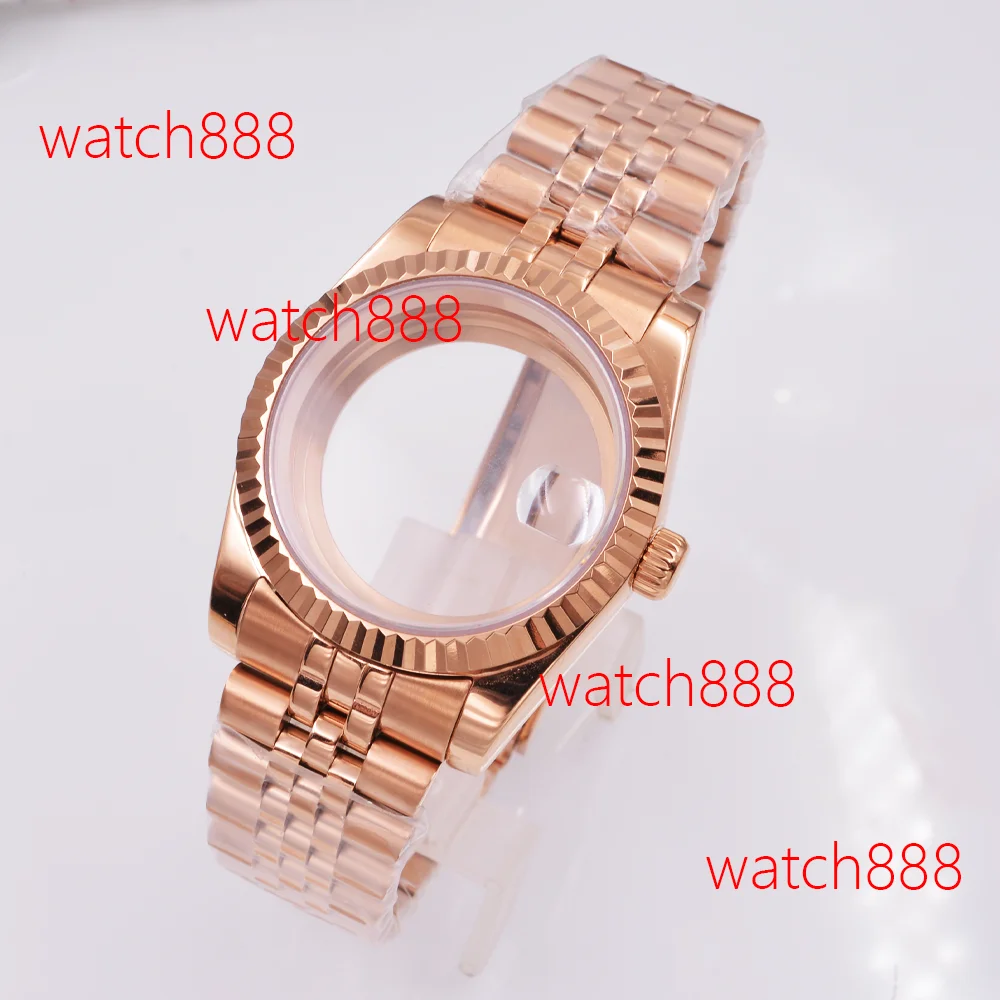 36mm/40mm Rose Gold Uhrengehäuse Fit NH34 NH35 NH36 NH38 NH39 NH70 NH72 ST2130 PT5000 ETA2824