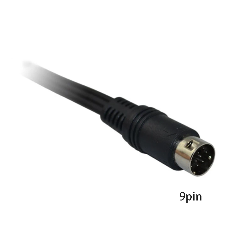 Cable AV de 1,8 m para SEGA Genesis II III/MD 2/3 Cable Audio Video Cable 3RCA a 9 pines para cable de extensión Mega Drive