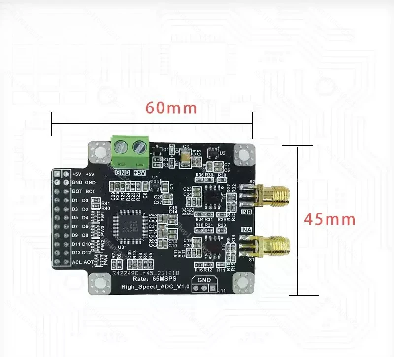 AD9238 AD9248 High Speed ADC Data Acquisition Analog to Digital Converter Module Parallel Interface