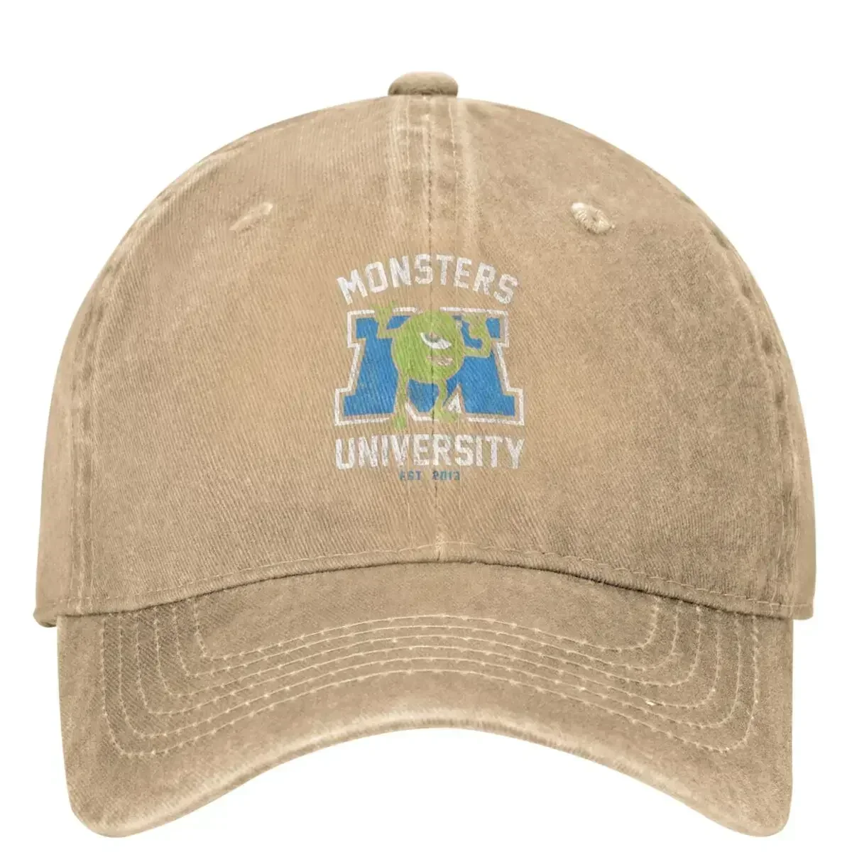Female Sunshade Trucker Dad Hat Hiking Fishing Baseball Caps Pixar Monsters University Mike Collegiate Logo Baseball Cap