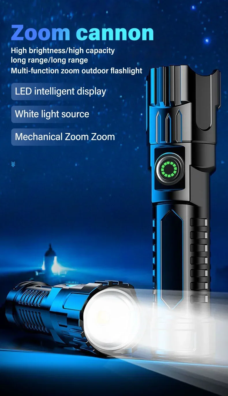 LED svetilka na prostem osvetljuje temno območje