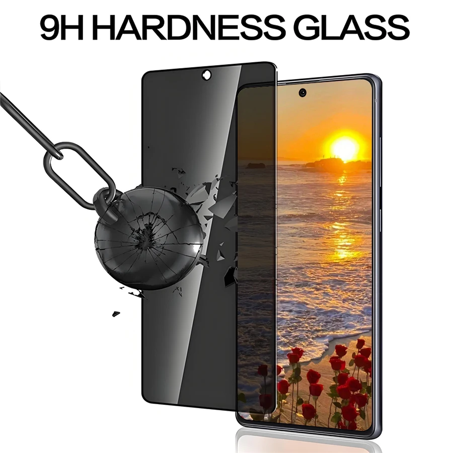 For Motorola Moto G60S  XT2133-2 Tempered Glass Anti-Spy Privacy Screen 9H Hardness Anti-Scratch For Protector Phone Film view 4