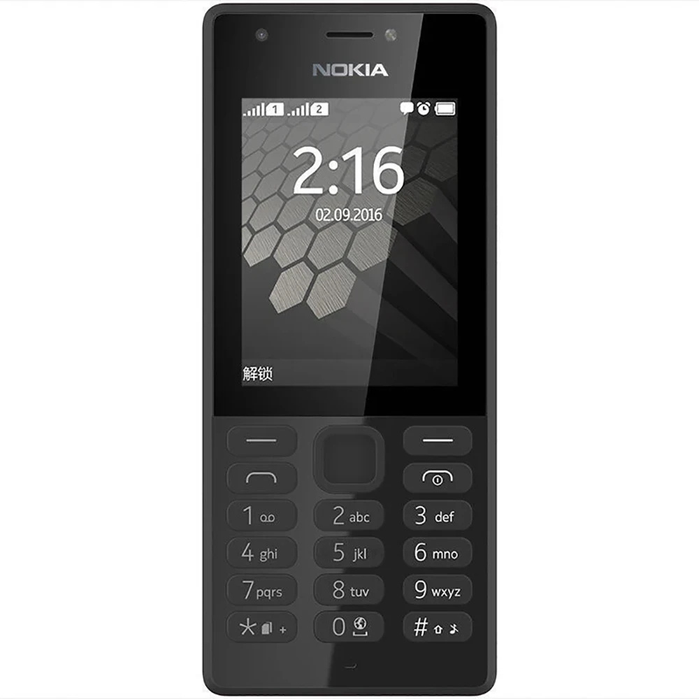Nokia 216 2G Backup Phone 1020mAh FM Radio MP3 2SIM 0.3MP 2.4-inch Bluetooth 3.0 3.5mm Micro-USB Nokia Affordable Phone Unlock