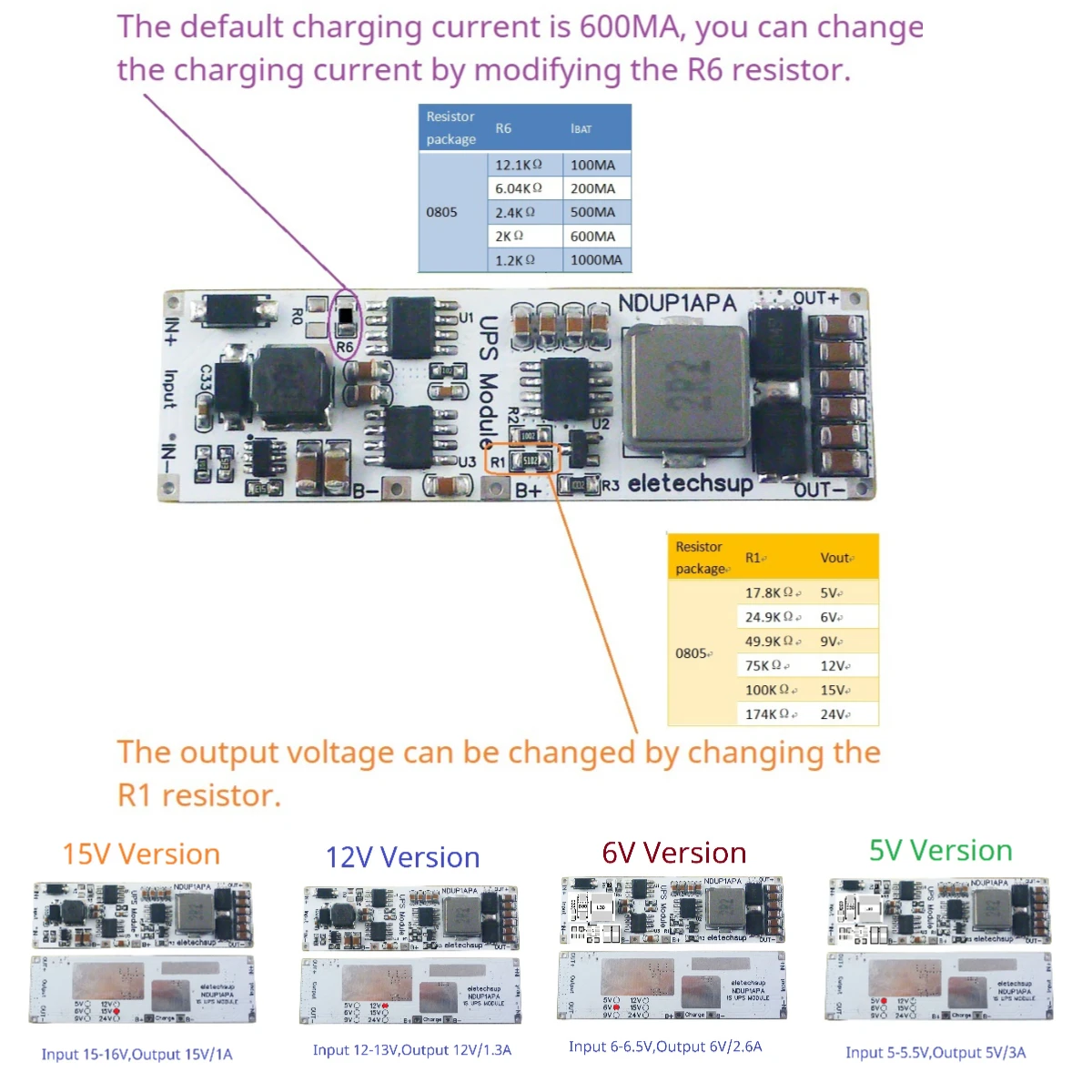 4PCS High Efficiency Large Power DC 5V 6V 9V 12V 15V 24V Module IN-OUT 3.7V 4.2V Lithium Battery Charger Discharge Home Network