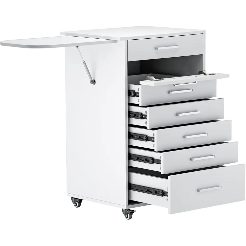 

Heavy-Duty Medical Cart with 150 lbs Capacity - Adjustable Height, Silent Wheels, Suitable for Hospitals and Clinics