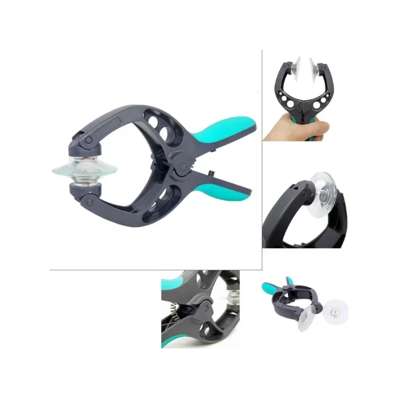 Repair Mobile Phone Tool Double Separation Clamp Plier Repair Tool Suction Cup LCD Screen Sucker Opening Tool For IPhone IPad