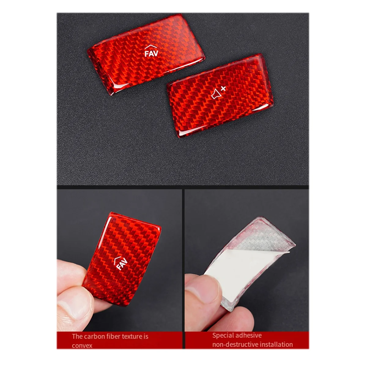 

Для Chevrolet Corvette C8 2020-2022 крышка панели рулевого колеса автомобиля из настоящего твердого углеродного волокна наклейка внутренняя отделка-A